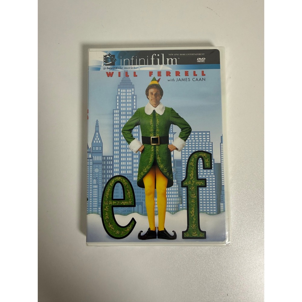 New‎ Line Elf DVD Will Ferrell PG Factory Sealed Christmas Comedy Movie